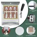 200 Amp General Safety Switch, 3 Pole Non-Fused AC Disconnect Switch Box, NEMA-3R Enclosure, Anti Corrosion and Rust Prevention with Ground Kit for Outdoor&Indoor (200A-3P)