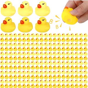 Seematn 600 Pieces Rubber Duck in Bulk Bath Set Bulk Mini Colorful Ducks Baby Shower Birthday Party Decorations Favors Gift Summer Beach Pool Activity Carnival Game