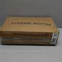 puredown 20x20 Pillow Inserts, Fluffy Plush Square Form Sham Stuffer Set of 2, Decorative Down Alternative Pillows for Couch, Sofa, Bed and Home Decor