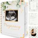 Pregnancy Journal for First Time Moms Gifts - 90 Pages Hardcover Pregnancy Memory Book, Beautiful & Cute Baby Book Keepsake, Ultrasound Baby Scrapbook, First Mother's Day Gifts (Alpine)