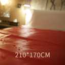 Waterproof Sex Blanket King Size, Black Bed Sheet Cover for Adults - Stain Proof, Easy to Clean, Portable, Queen Size (210*170cm(83*67 Inch), Red)