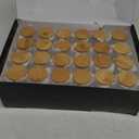 24 Pcs Glass Jars With 296 Spice Labels Preprinted of White and Black Color- 4oz Thicken(2.4mm) Empty Small Herb Seasoning Containers With Bamboo Airtight Lids