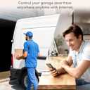 meross Smart Garage Door Opener Remote, APP Control, Compatible with Alexa and SmartThings, Multiple Notification Modes, No Hub Needed