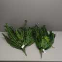 Nearly Natural 48-in Artificial Boston Fern, Set of 2, Large Hanging Fake Plant Wall Decor with 67 Fronds, Faux Fern Vines that Look Real for Home and Office Decor