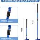2 Pack Mini Golf Set - Two-Way Putter, Right/Left Handed, Adjustable Length for Children to Adults