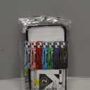 DEERLAMN Case for iPhone 17 6.3-Inch with Slide Camera Cover + Screen Protector (2 Packs), Rotated Ring Kickstand Military Grade Shockproof Protective Cover-Rose Gold