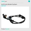 2pcs Front Left and Right ABS Wheel Speed Sensor Compatible with Nissan Armada QX56 Titan #D7910ZR00A D7910ZR00B ALS1666 08 09 10 11 12 2008 2009 2010 2011 2012