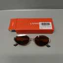 livho 2025 Trendy Oval Sunglasses - Stylish Polarized Shades for Everyday - Retro Metal Frames