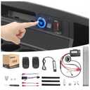 10L0L Golf Cart One-Click Start Ignition Switch Compatible with 12-48V Yamaha G22 / G29, Club Car DS/Precedent, EZGO TXT Models, Remote Keyless Access Golf Accessories