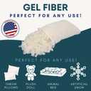 Polyester Fiber Fill Stuffing 6 lb/96 oz High-Loft Polyfill for Couch Cushions, Pillows, Stuffed Animals, Toys, Crafts & DIY Soft, Fluffy, High Resilience Fill Fiber Oeko-TEX Certified