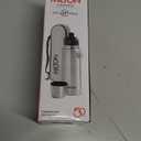 Milton Thermosteel Flip Lid Flask 350, Double Walled Vacuum Insulated Thermos 350 ml | 12 oz | 24 Hours Hot and Cold Water Bottle with Cover, 18/8 Stainless Steel, BPA Free, Leak-Proof | Silver