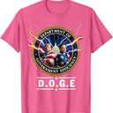 Department of Government Efficiency DOGE trump 47th elon T-Shirt (XXXL, Black)