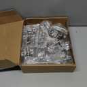 20 Pack Soft Close Cabinet Door Hinges for 1/2" Partial Overlay, 105 Degree Opening Angel, Stainless Concealed Kitchen Cabinet Hinges with Mounting Screws, Manual and Door Bumpers