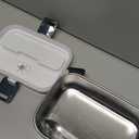 Buddew Electric Lunch Box for Adults, 80W Heated Lunch Box 1.8L Stainless Steel Portable Food Warmer,12/24/110V Lonchera Electrica Portatil for Travel & Work, Loncheras para Hombres de Trabajo(Gray)