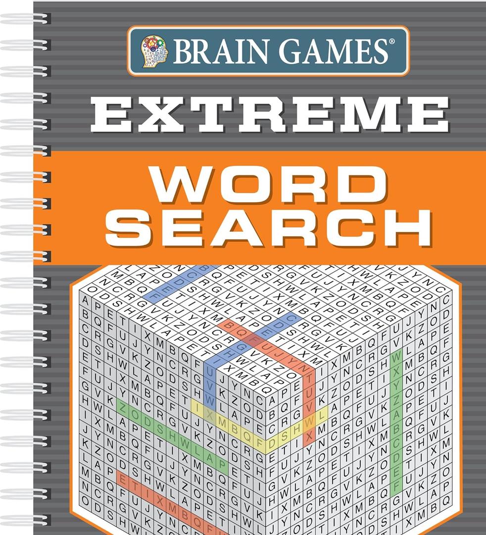 Brain Games - Extreme Word Search (256 pages)