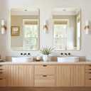 Bathroom Vanity Mirror for Wall, 2-Pack 36"x24" Wall Mounted Bathroom Mirror for Over Sink with Sturdy Metal Frame, Vertical or Horizontal, Living Room, Bedroom, Entryway(Gold)