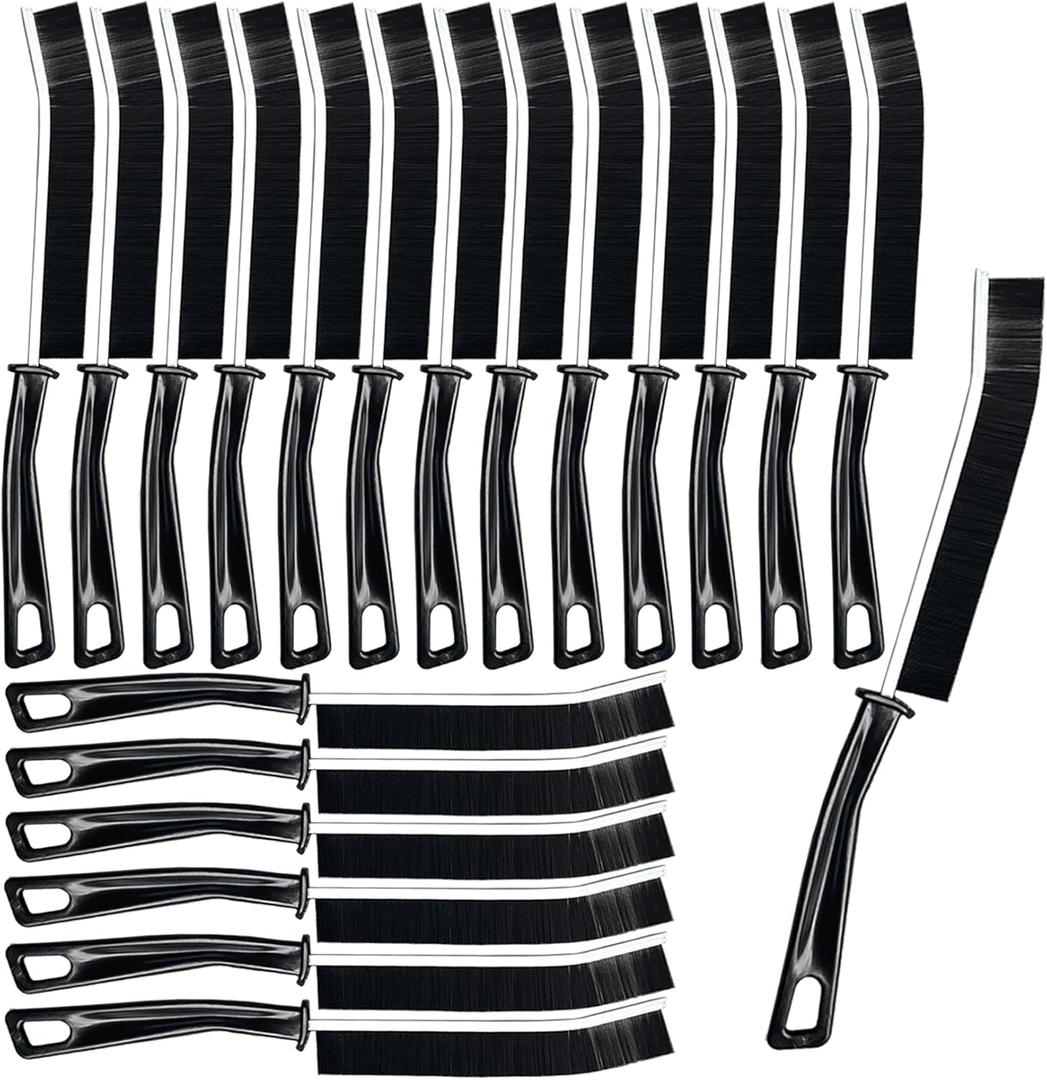 20 Pcs Crevice Cleaning Brush, Bathroom Gap Brush, Grout Cleaner Brush Hard Bristle Crevice Cleaning Brush,Clean The Dead Corners of Bathroom Kitchen Tiles