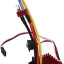 RC Car Brushed ESC, 3 Modes 60A Black Red Voltage 6860 RTR Electronic Speed Controller for 1/10 Boat for 1/10 Tanks