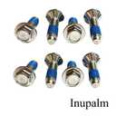 Drum Washing Machine Tripod Stainless Steel Screws M8*34 for Samsung DC60-40137A Blue (8 Pieces)