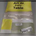 Leetaltree Beige Placemats Set of 6 - Heat Resistant Non-Slip Place mats for Dining Table, Washable Durable PVC Vinyl Woven Table Mats(Beige, 6)