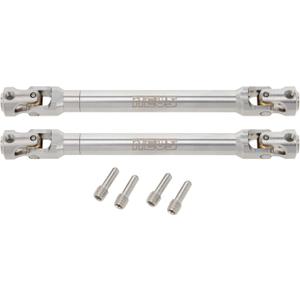 MEUS RACING 2pcs Universal Driveshaft for SCX10 SCX10 II Wraith TRX4 1/10 RC Crawler Upgrades Parts, 96-143mm