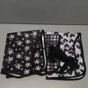 Adult Bibs-3 Pcs Washable Clothing Protector with Upgraded Crumb Catcher