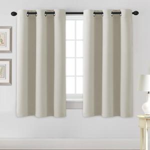 H.VERSAILTEX Blackout Curtains for Bedroom Thermal Insulated Room Darkening Living Room Curtains 54 Inch Long Grommet Privacy Protection Window Curtain Panels/Drapes for Nursery, 2 Panels, Ivory/Cream H.VERSAILTEX Blackout Curtains for Bedroom Thermal Insulated Room Darkening Living Room Curtains 54 Inch Long Grommet Privacy Protection Window Curtain Panels/Drapes for Nursery, 2 Panels, Ivory/Cream
