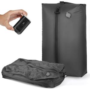 Vacuum Bags for Travel with Wireless Vacuum Pump, IP67 Reusable Compression Bags for Suitcases and Luggage (1PC+Pump)