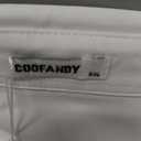 COOFANDY Men's Cuban Guayabera Shirt Short Sleeve Button Down Shirts Casual Summer Beach Linen Shirts (White)