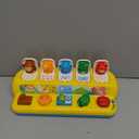 Interactive Pop up Animal Toys with Music & Light, Montessori Cause and Effect Toys for 1 Year Old Boy Girl Early Learning Musical Baby Toy 9-12-18 Months STEM Toddler Toy Age 1-2 Gift for Infant