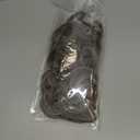 CJL HAIR 2PCS Messy Bun Hair Pieces Wavy Curly Synthetic Updo Chignon Fake Scrunchies Ponytail Extension for Women Middle Grey