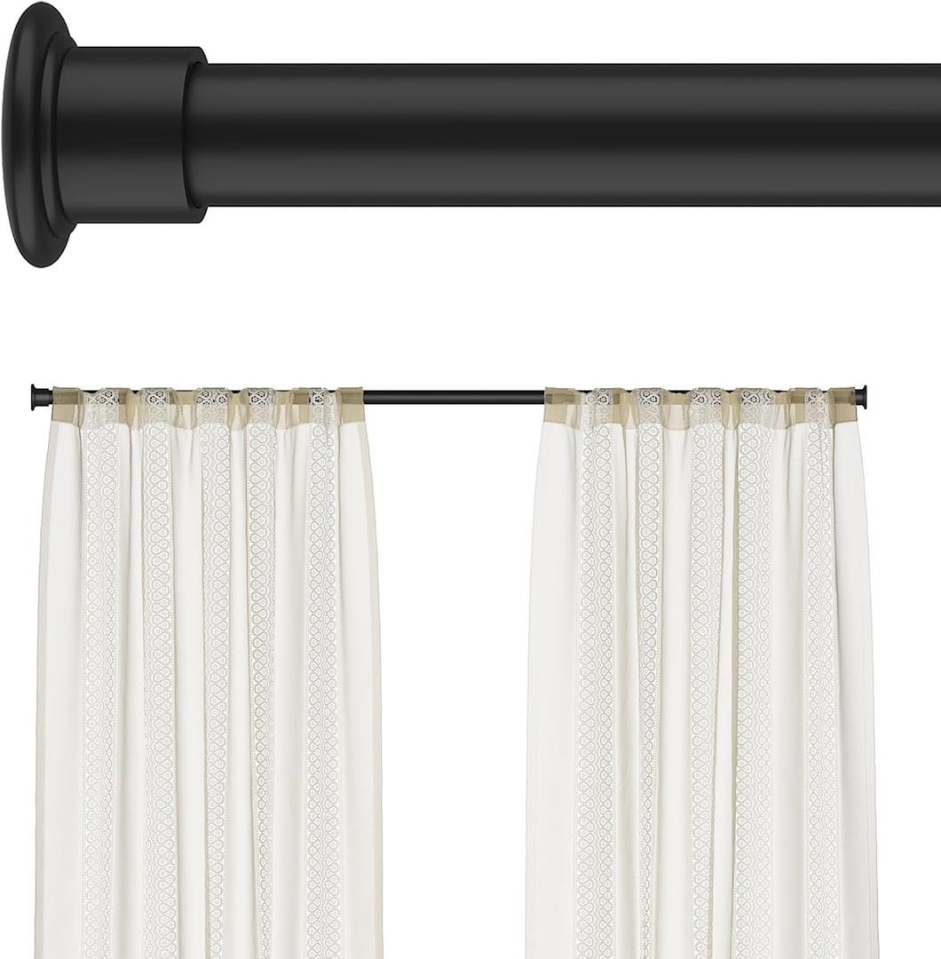 Tension Curtain Rod by EZFurni, 28 to 42 in, Spring Loaded Curtain Rods21.99