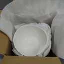 Porcelain Small Serving Bowls, 10 Ounce Dessert Bowls for Ice Cream Snacks Appetizer Candy Dishes, Dishwasher Safe Durable Ceramic White Bowl for Party, Set of 6 (5.5 inch)