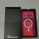 CANSHN Magnetic for Google Pixel 9 Case(6.3 Inch), Upgraded [Full Camera Protection] [Compatible with Magsafe] [Translucent Matte] Shockproof Protective Phone Cover, Hot Pink