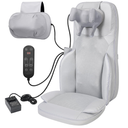 Massage Chair Pad with Dual Neck Modules and Heat, Grey
Shiatsu neck and back massager with heat, fixed-area back kneading, seat vibration for home and office chairs