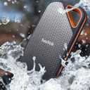 SanDisk 2TB Extreme PRO Portable SSD - Up to 2000MB/s - USB-C, USB 3.2 Gen 2x2, IP65 Water and Dust Resistance, Updated Firmware - External Solid State Drive - SDSSDE81-2T00-G25