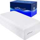 Cube Pillow for Side Sleeper with Firm Layer, Cooling Memory Foam Pillows with Two Side Four Types of Softness for Neck and Shoulder Pain, 24"x12"x7"