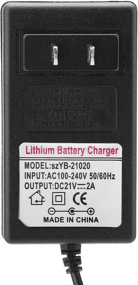 21V 2A Charger 5S Li 1.7A Adapter 100 240V 21V 2A Charger Converters Supply Adapter Lithium Battery Charger Us Plug