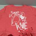 Save Water Drink Wine Shirts for Women Funny T-Shirt L