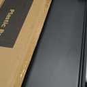 MidWest Homes for Pets Replacement Pan for 42-inch Dog Crates, Fits All Midwest and New World 42-inch Pet Cages, Multiple Uses, Plastic, Black, 9PAN (40.6"L x 27.2"W)