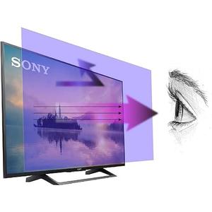 Anti Blue Light Screen Protector for 65 Inches TV. Filter out Blue Light (Not anti-glare) that relieve computer eye strain and help you sleep better