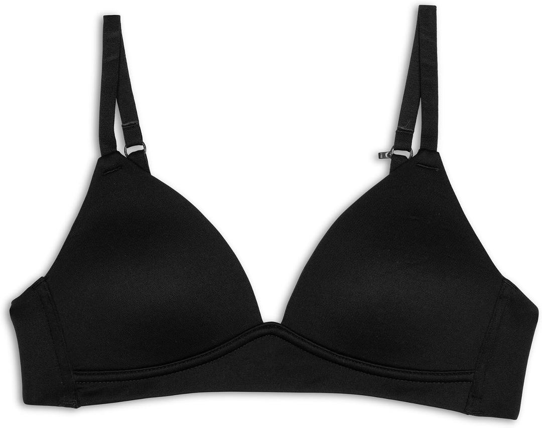 Maidenform Girls Comfort Devotion Wirefree Bra (Black)