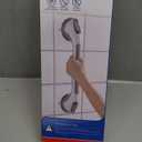 TAILI Grab Bars for Bathtubs and Showers 2 Pack Suction Grab Bar, Heavy Duty Shower Handle Removable Bath Handrails for Seniors and Elderly, Bathroom Safety Grip No Drilling Waterproof,Grey (16.8", Gray)