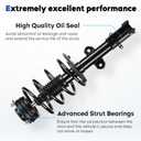 Front Struts Assembly Shock & Sway Bars End Links Fit for 2008-2016 Chrysler Town & Country(Excludes Li, S), 2008-2019 for Dodge Grand Caravan (Excludes R/T, GT), Replace for 171128L K7258 (4Pcs）