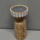 HD Designs 8 in Wood Candle Holder