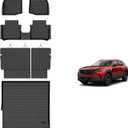 KELCSEECS Floor Mats & Cargo Liner with Seatback Mats for 2025 Mazda CX-50 Hybrid,All Weather Protection TPE Floor Liners Front& Rear Row Full Set CX50 Hybrid Accessories Black