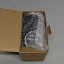 LORELEI X8 Over-Ear Wired Headphones with Microphone with 1.45m-Tangle-Free Nylon Line&3.5mm Plug,Lightweight Foldable & Portable Headphones for Smartphone,Tablet,Computer,Mp3/4(Black-red)