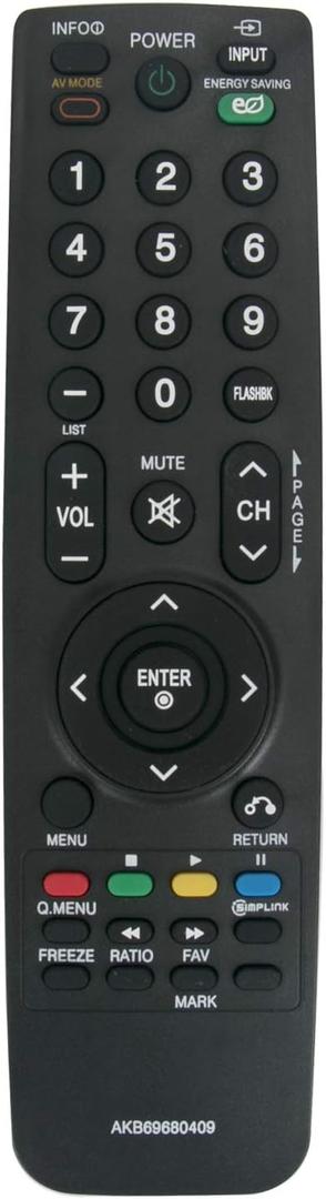 New AKB69680409 Replace Remote Control fit for LG TV 42PQ30-UA 50PQ30C-UA 50PQ30-UA