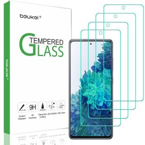 (3 Pack) Compatible for Samsung Galaxy S20 FE 5G / Galaxy S20 FE 5G UW [ Not Fit S20/S21FE/S21] Screen Protector Tempered Glass,Touch Sensitive,Case Friendly, 9H Hardness