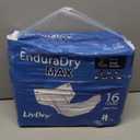 LivDry EnduraDry Max Adult Diapers with Tabs, Up to 12-Hours, Super Absorbent Incontinence Underwear, Leak Protection Briefs, Large, 16-Pack